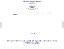 Tablet Screenshot of mastermarinersa.co.za
